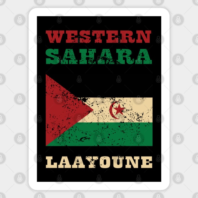 Flag of Western Sahara Sticker by KewaleeTee